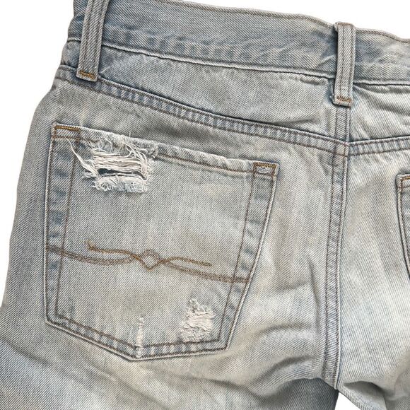 Lucky Brand Sienna Cigarette Light Wash Ripped Distressed Denim Jeans | Size 2 - Picture 6 of 8